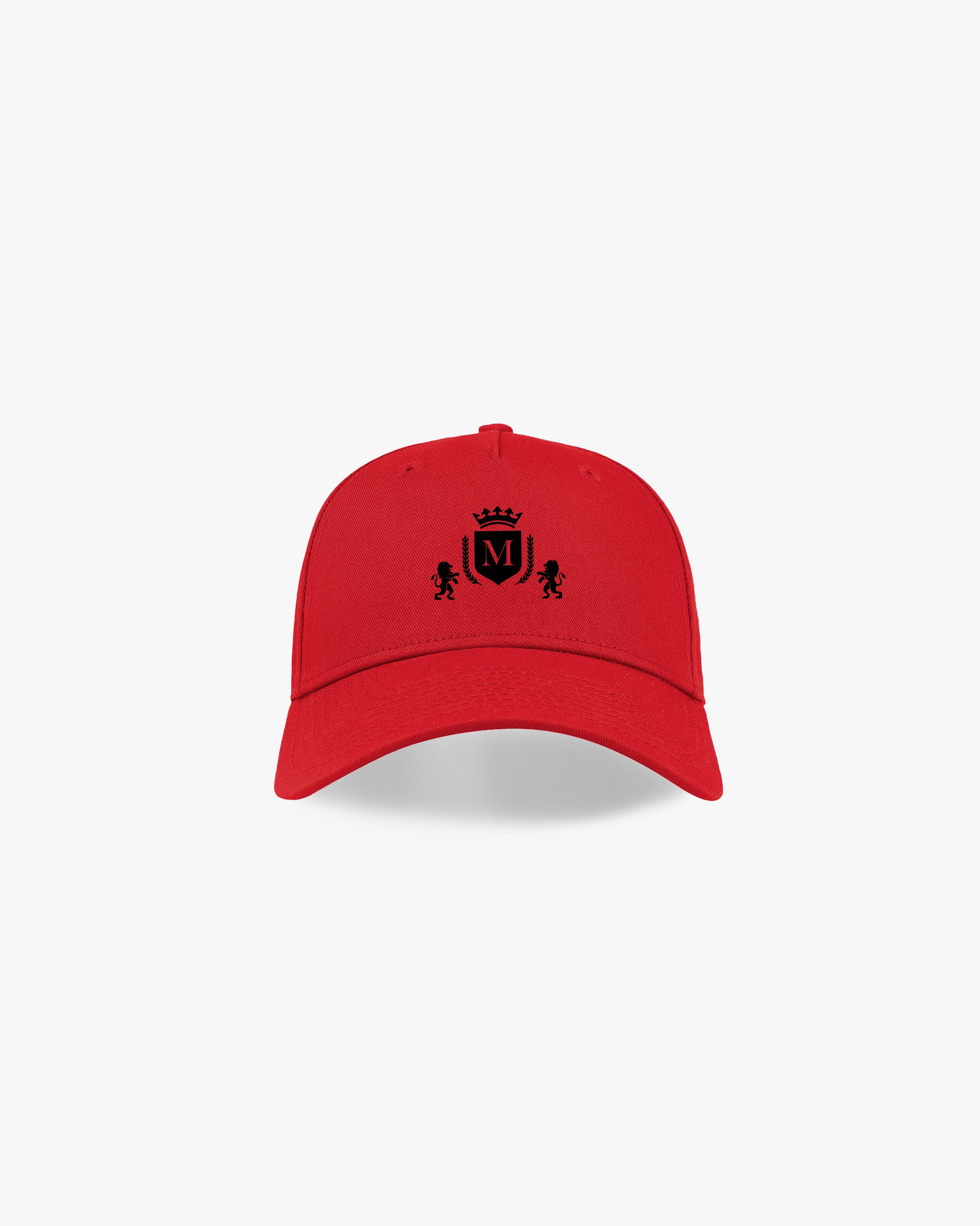 Chapéu Vermelho com Logo Preto