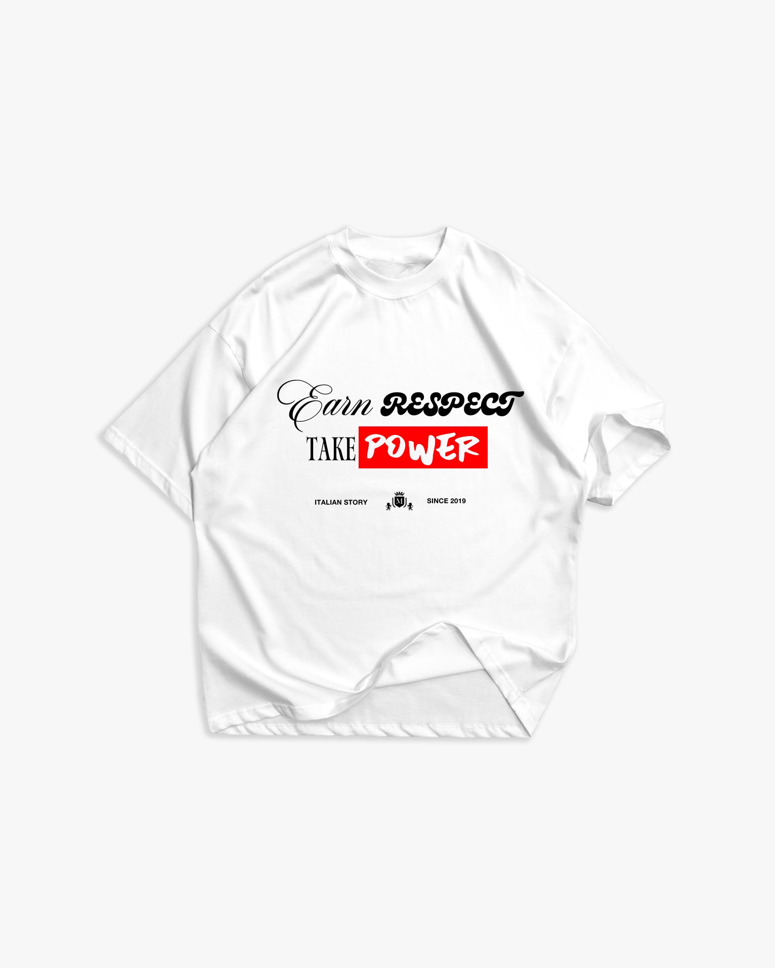 T-shirt Respect Branca
