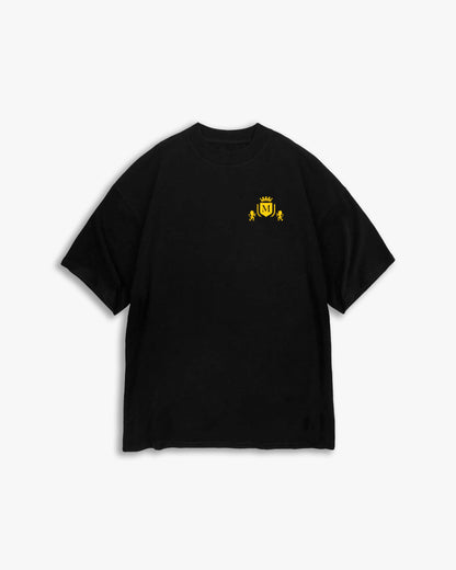 T-shirt Logo Preta Amarela