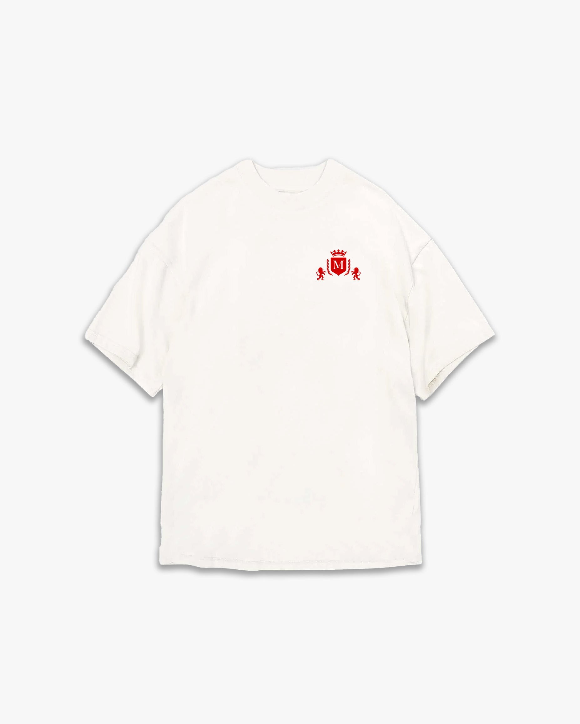 T-shirt Logo Branca Vermelho